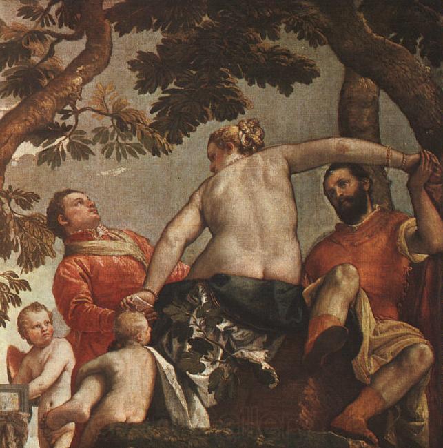  Paolo  Veronese The Allegory of Love Norge oil painting art